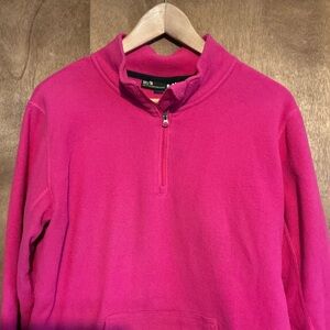 Under Armour Pink Half-Zip Fleece Pullover